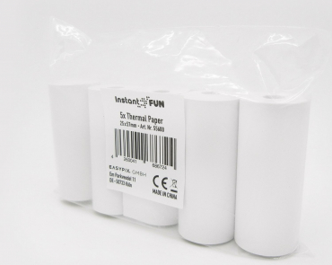 Easypix InstantFUN 5x Thermal Printing Paper Rolls