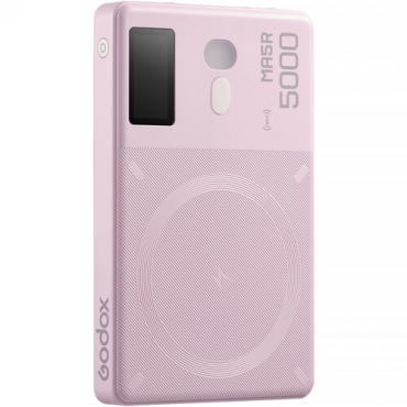 Godox MA5R pink - RGB Leuchte & Power Bank