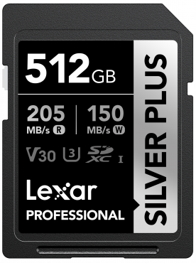 Lexar SDXC Silver Plus UHS-I 512GB