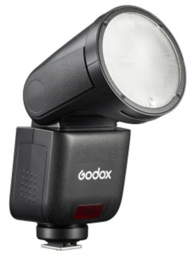 Godox V1mid N flash circulaire pour Nikon batterie incluse