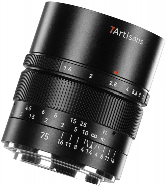 7Artisans 75mm f1.4 for Sony E (full frame)