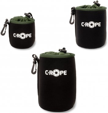 C-Rope neoprene lens bag V2 set S, M, L