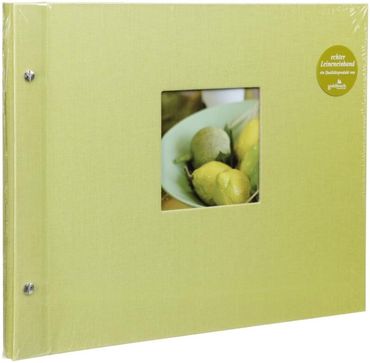 Goldbuch Schraubalbum Bella Vista Grün 28 896 weiße Seiten 39x31 cm