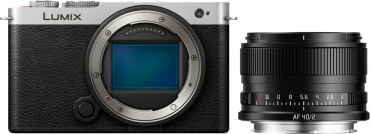 Panasonic Lumix DC-S9 silber/schwarz + TTArtisan AF 40mm f2