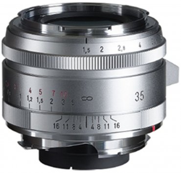Voigtländer Nokton Vintage Line 35mm f1,5 Type II argent baïonnette M