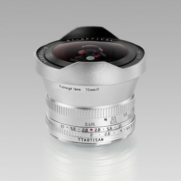 TTARTISAN 7,5mm f2,0 Fisheye Nikon Z silber