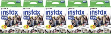 Fujifilm Instax WIDE Film DP paquet de 5 pour 100 images