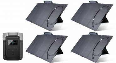 EcoFlow Delta 1300 1260Wh + 4 x 160W solar panel