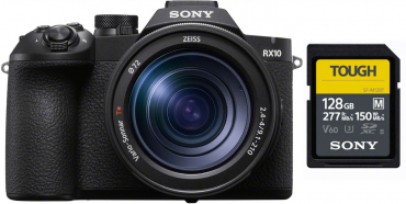 Sony DSC-RX10 V + Sony SDXC 128GB Cl10 UHS-II U3 V60 TOUGH