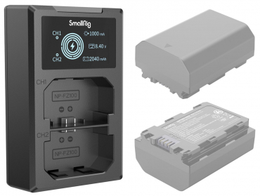 SmallRig 4087 Akkuladegerät für Sony NP-FZ100