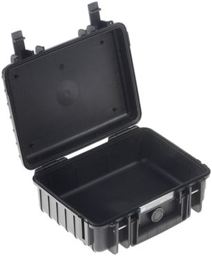 B&W Case Type 1000 RPD black with compartment divider