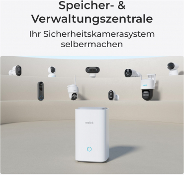 Reolink Hub 1 + 2x Argus B310 Battery-WiFi Überwachungskamera-Set