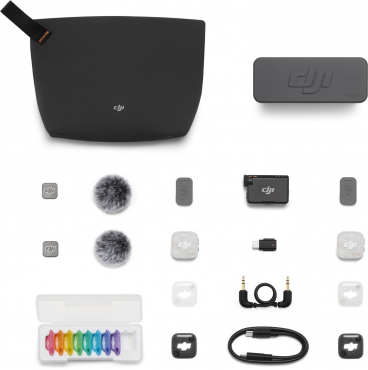 DJI Mic Mini 2S (2 Transmitters + 1 Receiver + Charging Case)