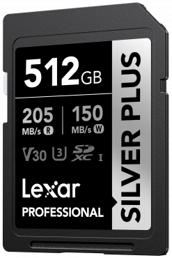 Lexar SDXC Silver Plus UHS-I 512GB 
