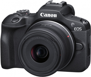 Canon EOS R100 + RF-S 18-45mm f4,5-6,3 IS STM + RF 75-300mm f4-5