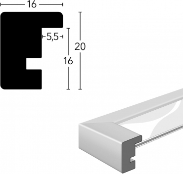 Nielsen Skava 6340102 40x50cm Eiche