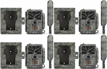 ZEISS Secacam 1 4er Pack + 4x Metallgehäuse