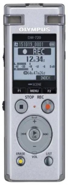 Olympus DM-720 Audiorecorder silber