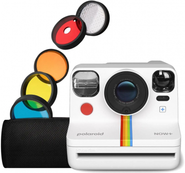 Polaroid Appareil photo Now+ blanc + 600 images couleur 8x 5er Pack