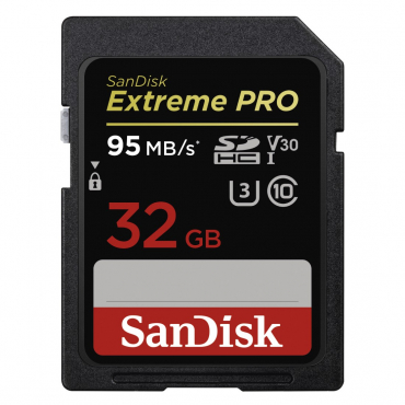 SanDisk Extreme Pro SDHC 32GB 95MB/s V30 UHS-I