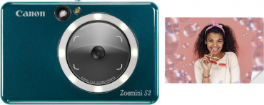 Canon Zoemini S2 aquamarin + ZP-2030 20 Blatt