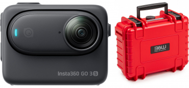 INSTA360 GO 3S (128GB) Black + B&W Case Typ 500 rot