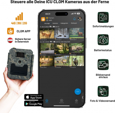 ICU CLOM Cam 6 paquet de 10