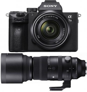 Sony Alpha ILCE-7 III + 28-70mm + Sigma 150-600mm f5-6,3 DG DN OS [S]