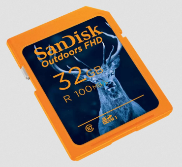 SanDisk Outdoors FHD SDHC UHS-I card 32GB