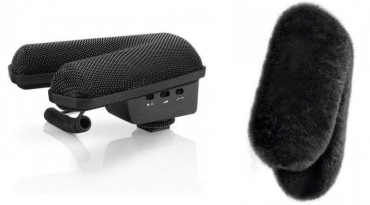 Sennheiser MKE440 + Mikrofon-Fellwindschutz MZH440