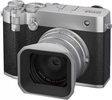 Fujifilm GFX 100RF Argent + Voigtländer Prof. haute vitesse SDXC 256GB UH