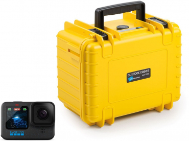 GoPro HERO12 Black + B&W Case Type 2000 gelb
