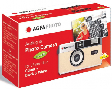 AgfaPhoto Reusable Photo Camera beige