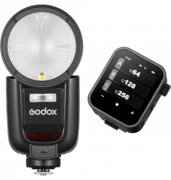 Godox V1 Pro C Round Flash Canon + Godox X3 Transmitter