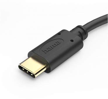 Hama 201706 USB-C charging cable 0.5m black