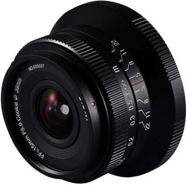 LAOWA 15mm f5 Cookie FF für Sony E, schwarz