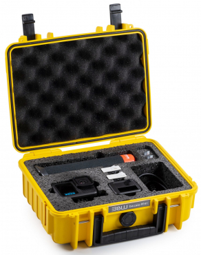 B&W Case type 1000 AP jaune GoPro 13