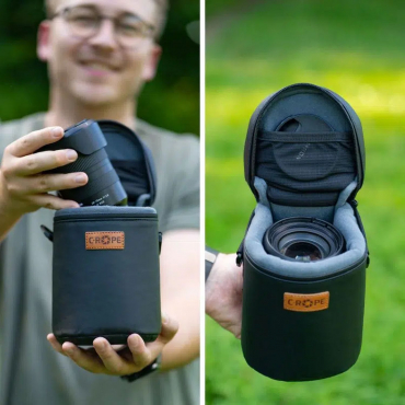 C-Rope Premium Objektivtasche mit Fleece-Fütterung L