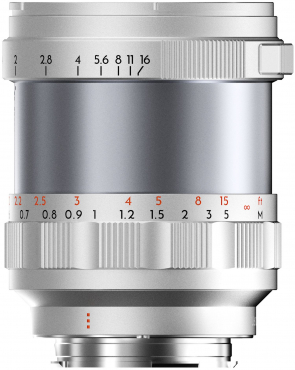 Thypoch Simera 75mm f1,4 Leica M-Mount silber