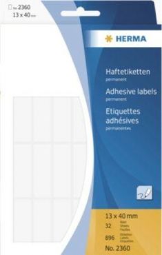 Herma Vielzwecketiketten weiss 13x40 2360