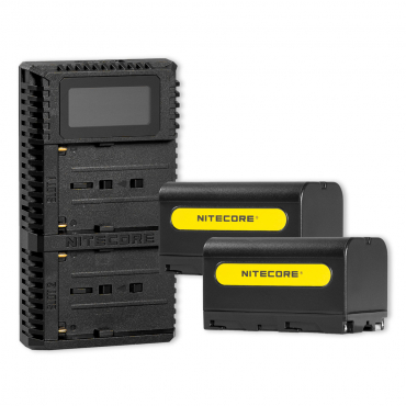Nitecore NP-F Pro Kit mit 2x NP-F750