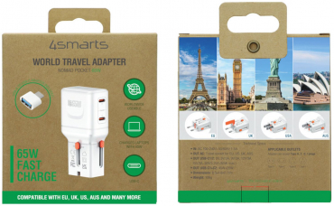 4smarts Nomad Pocket GaN 65W Weltreiseadapter