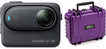 INSTA360 GO 3S 128GB Black + B&W Case Typ 500 lila