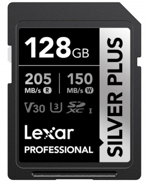 Lexar SDXC Silver Plus UHS-I 128GB 