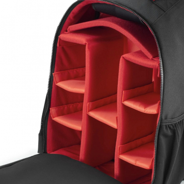 Hama Sac à dos Ohio 190 Noir/Rouge