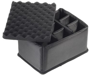 B&W Case Type 2000 RPD schwarz mit Facheinteilung