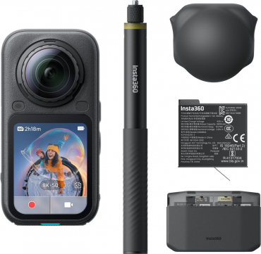 Insta360 X6 Essentials Bundle Midnight Black