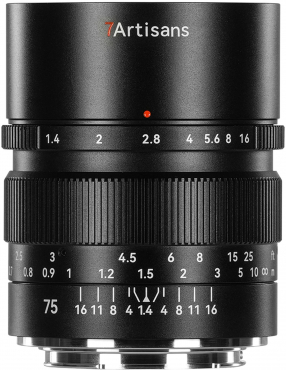 7Artisans 75mm f1,4 pour Nikon Z (plein format)