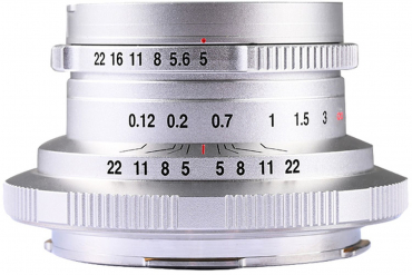 LAOWA 15mm f5 Cookie FF für L-Mount, silber