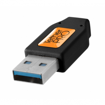 Tether Pro USB-C vers USB type A 4,6m noir
